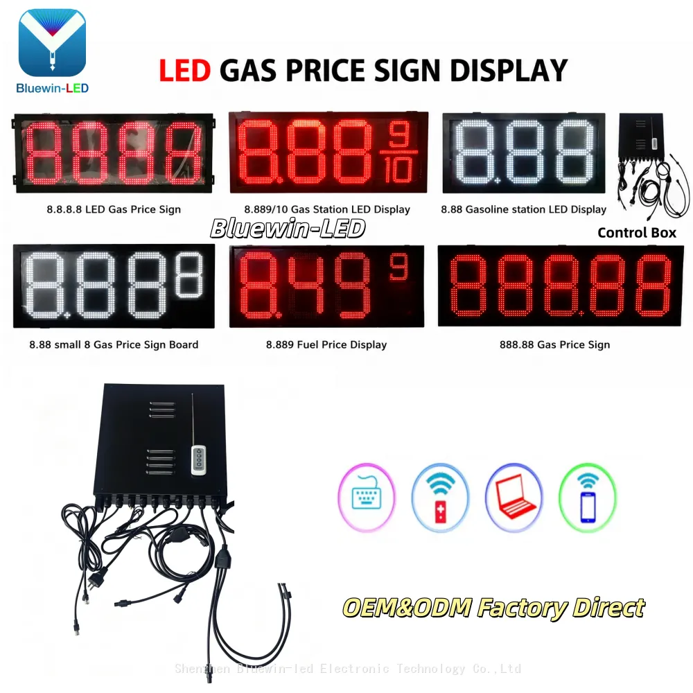Comment choisir le meilleur affichage numérique LED des prix du carburant pour station-service ?