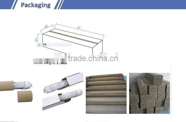 Driverless 600mm 9W CE RoHS T8 led tube8 2015