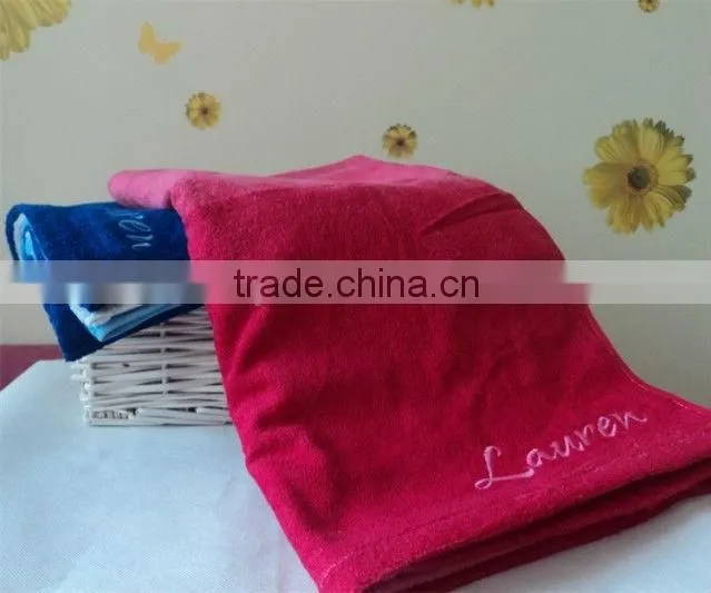 100% cotton velour reactive printed beach towel