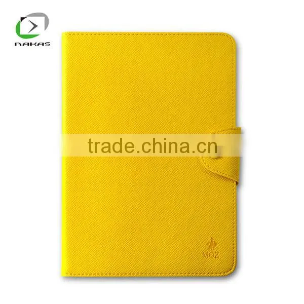 High quality factory price leather case for ipad mini candy colors covers