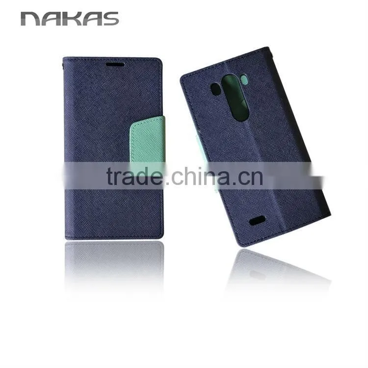 Alibaba phone case manufacturer Direct Sale smartphone flip leather case for LG G3