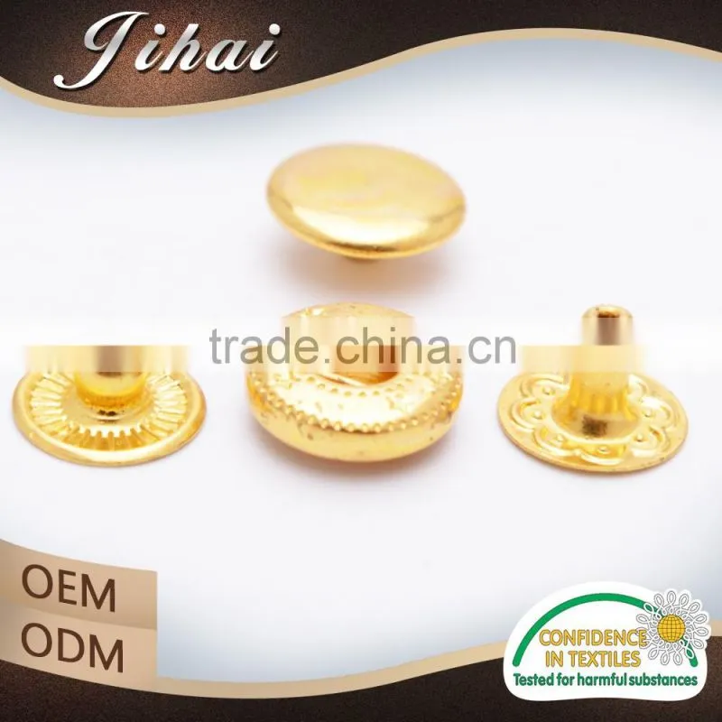 China Button Factory Type Jacket Fabric Covered Snap Buttons