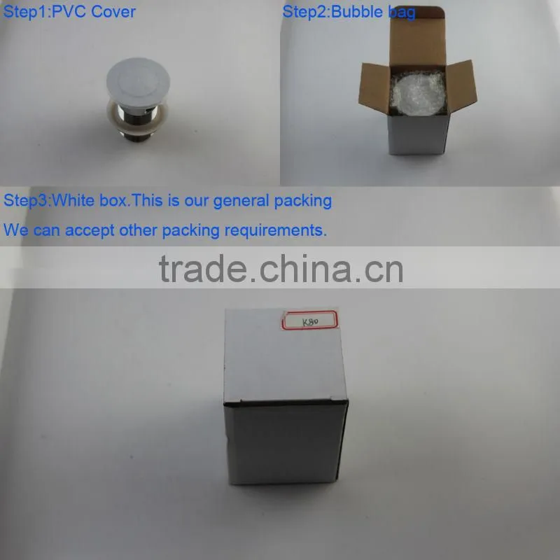 Watermark High Quality Basin Wash Accessories with Overflow Brass Waste Pop Up Click Clack (K80)