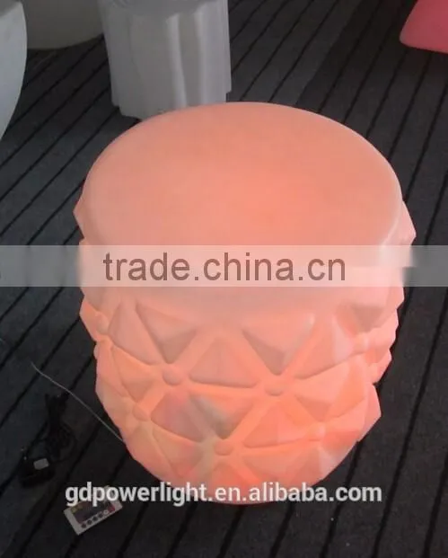 New PE plastic Stool with LED lights & remote control YXF-5048