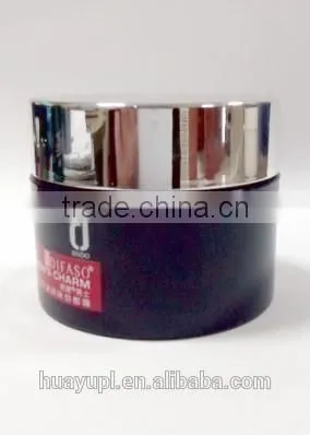 High-end thick wall PET cosmetic jars with screw cap