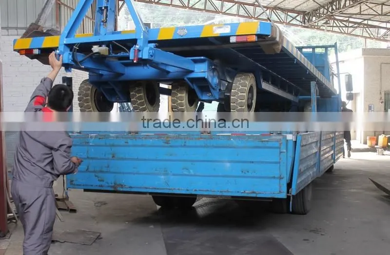 Transport flatbed trailer
