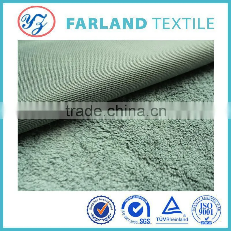 new products 2014 dyeing knitting thick needle fabric for cheap upholstery