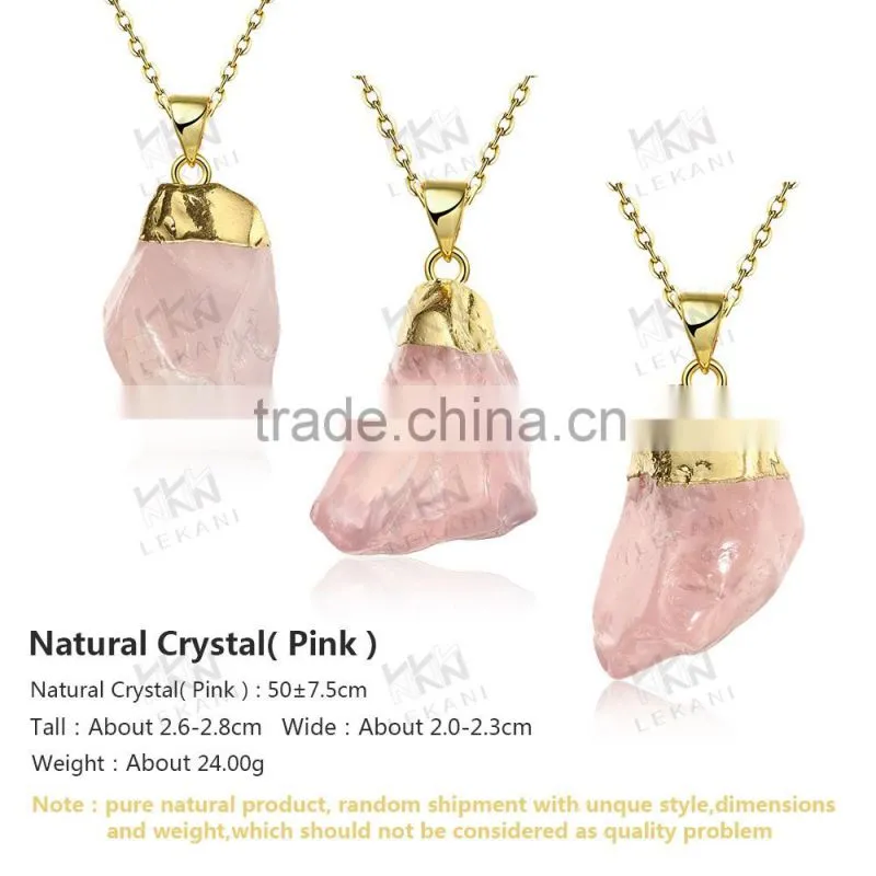 Fashion gold plated jewelry, Popular necklace jewelry, Natural stone necklace