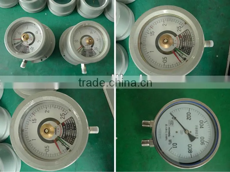economic ss316 miniature watertight oil filled pressure gauge