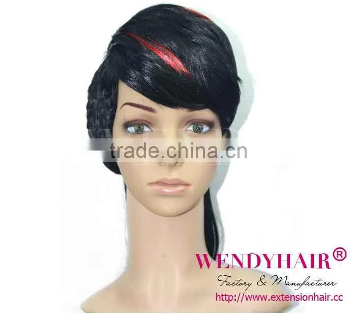 Fast!Fast!DHL Shippment highlights short long hairstyles synthetic wig