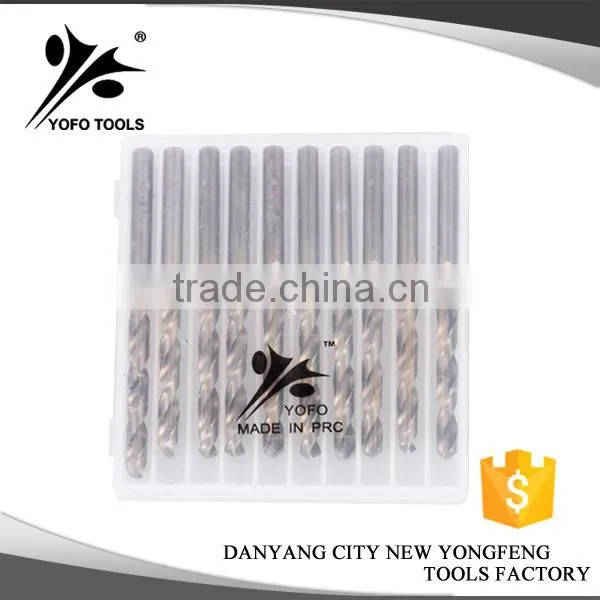 fully ground HSS drill bit oxide black