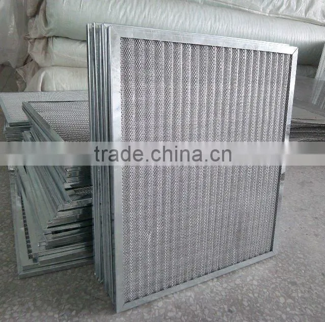 supply High quality Metal mesh pre-filter,air intake pre filter,washable metal air filter for air conditioner with with ISO9001