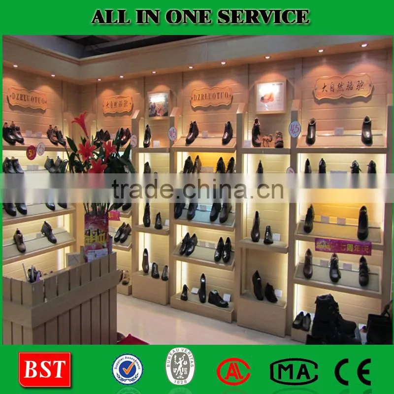 Led Metal Shoe Display Cabinet for Boutique