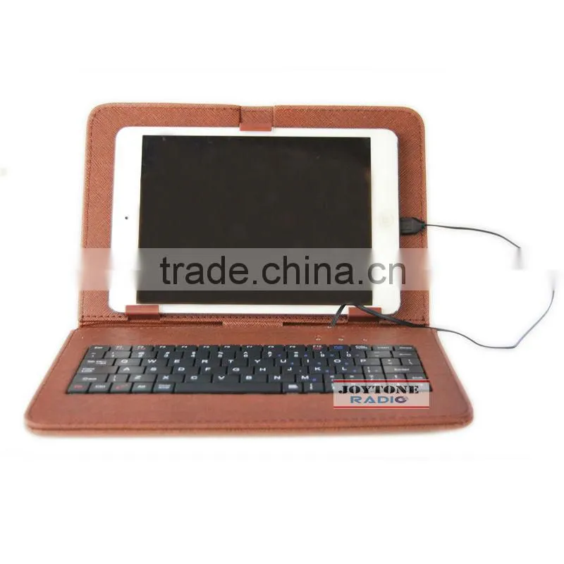 Hot selling tablet leather case for 7 inch keyboard case for android tablet