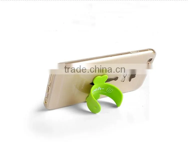 quick snap multiple touch U shape silicone desktop mobile cell phone holder