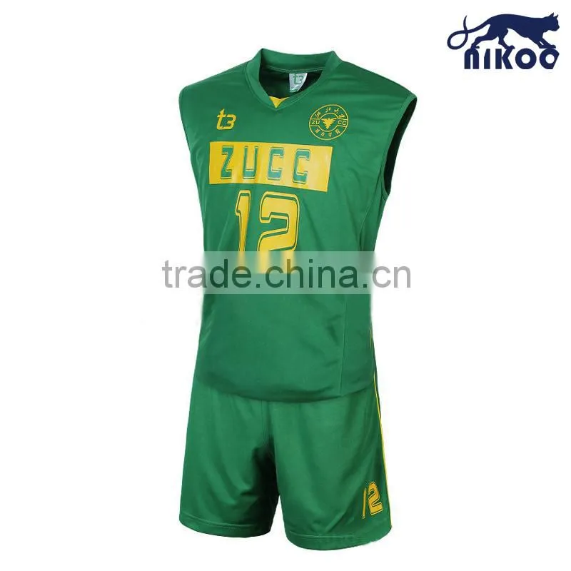 2014 volleyball kits/volleyball uniform cut&sew style for wholesale