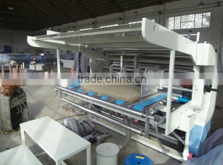 carton box and corrugated paperboard flute laminating machine