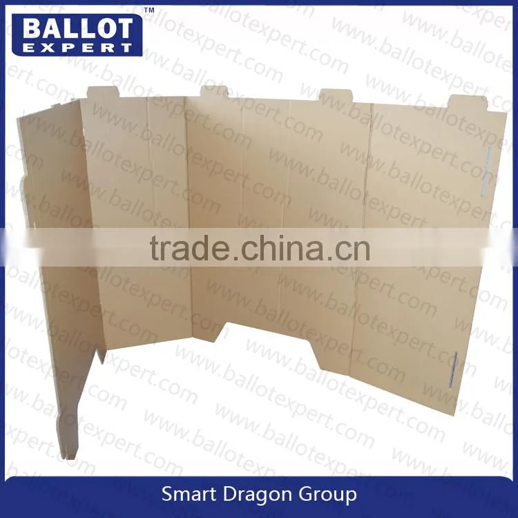2016 new design JYL SE-TDC005 hot sales cardboard folding easy transport ballot booth