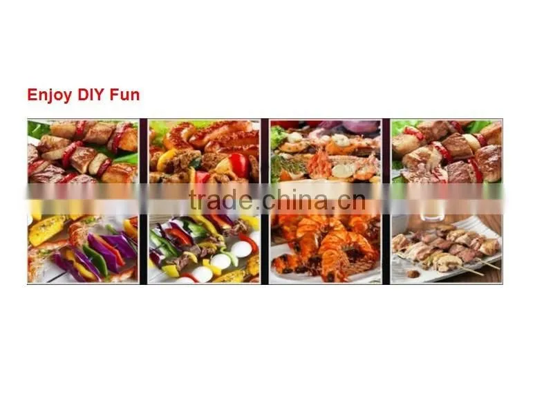 New Portable BBQ Grill Automatic Rotating Electric Barbecue Machine