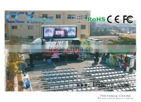 p25 outdoor full color led display for car