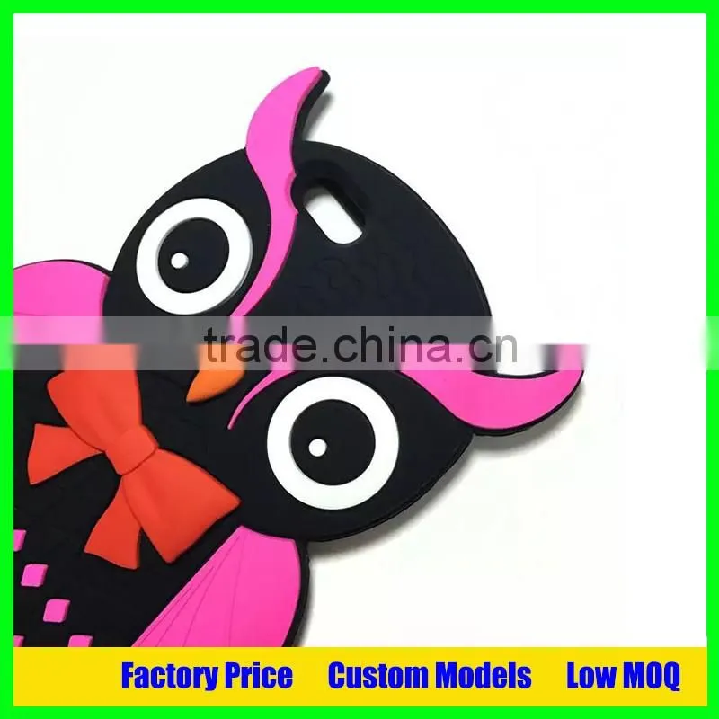 Owl custom logo and brand phone case silicone phone cover for iphone 6s plus