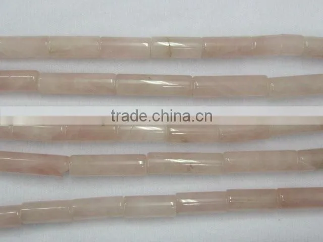 rose quartz cylinder shape