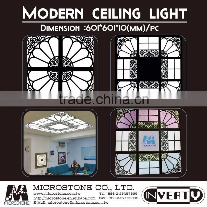 MICROSTONE desktop type for compact design ART frame light