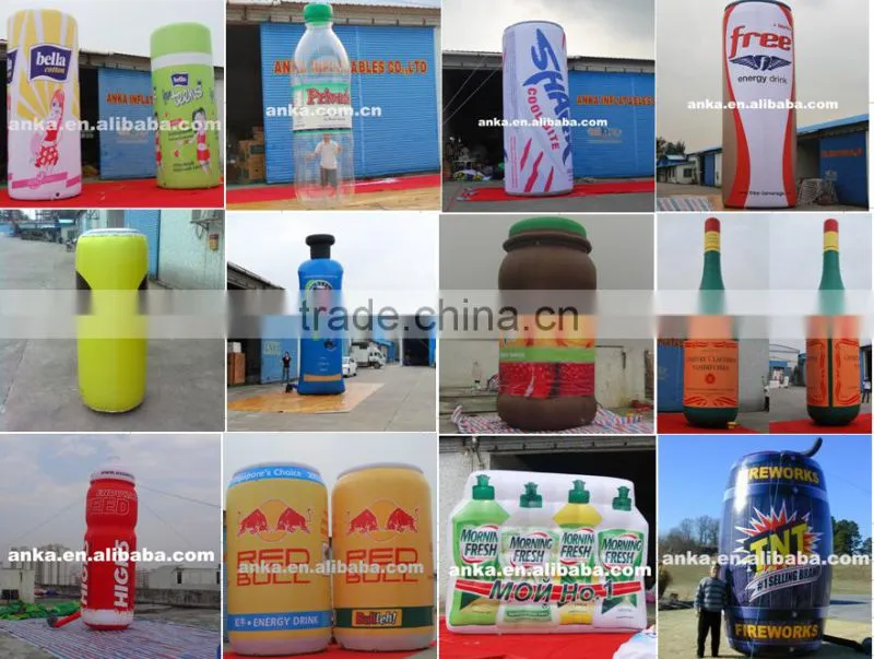 Inflating realistic TNT barrel inflatables for advertisement