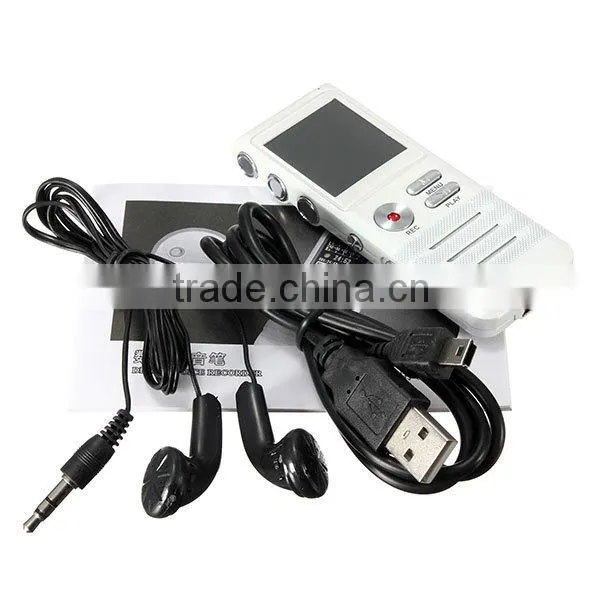 8G Mini hd digital voice recorder long distance noise cancelling audio recorder dictaphone with MP3 music player