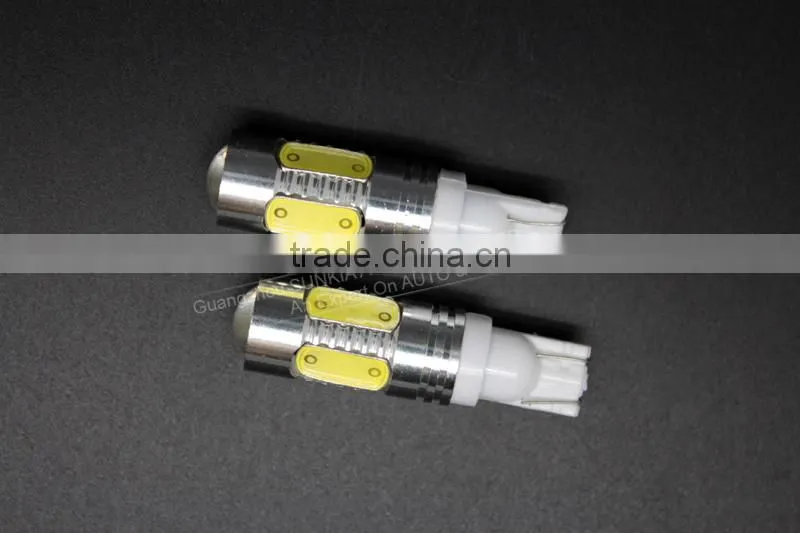 High Power DC 12V 7.5w T10 LED wedg base t10 led bulb t10 led 5000k