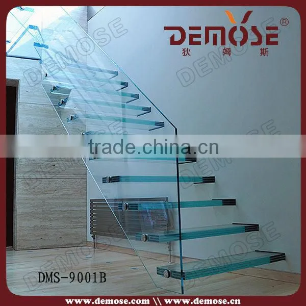 prefab glass pet stairs/railings for indoor stairs price