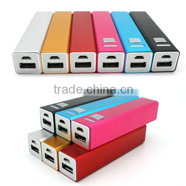 Portable Small Multi- Color 1800mAh Power Bank External Battery Charger USB