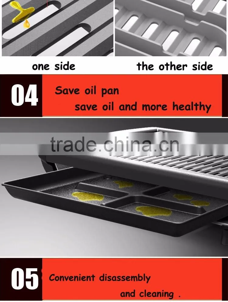 KL-J4500 2016 new design smokeless electric barbecue grill tables