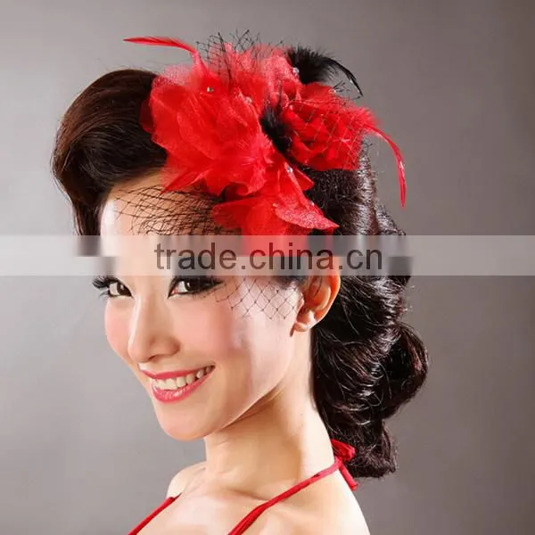 Rhinestone Colorful Hair Accessory Wholesale Scale Shape Fabric Baby Hair Band