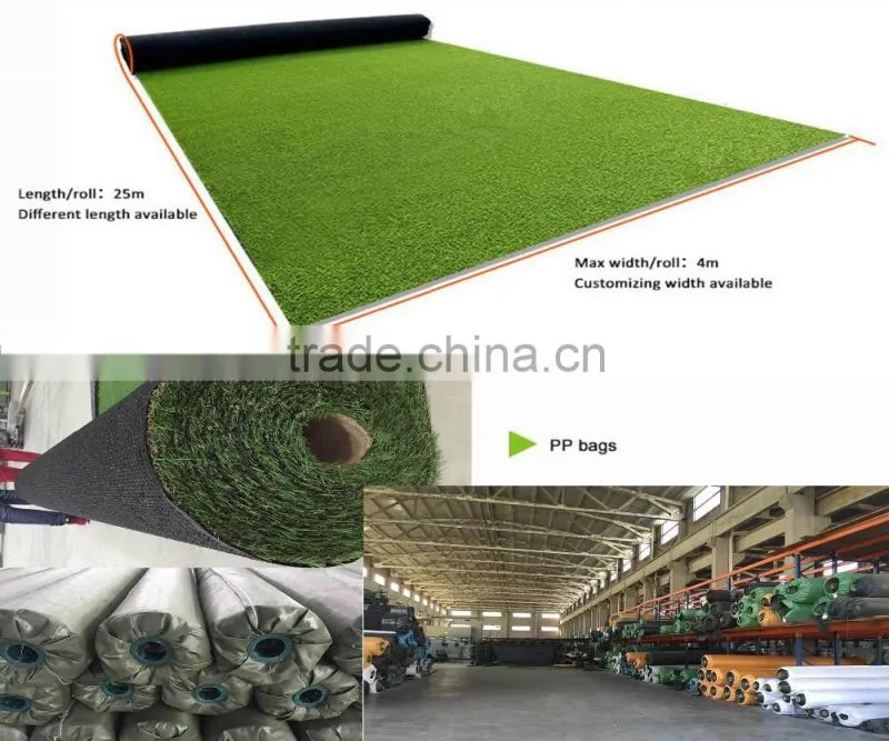 Factory Made Best Quality Plastic Artificial Grass For Football Turf Made In China