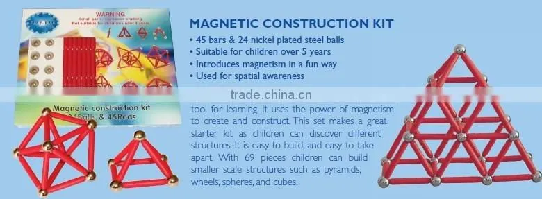 Magnetic Teaching Aid Magnetic Construction Kit