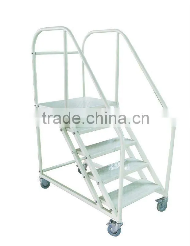 Warehouse Ladder with Wheels