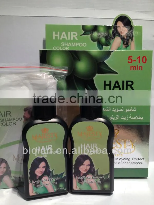 Permanent Hair Color Shampoo, Magic Hair Dye Shampoo,No.1 and No.2 Hair Color Shampoo