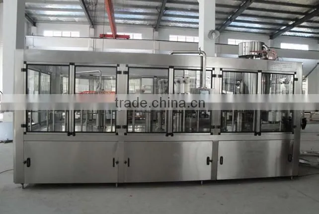 Siemens PLC+Touch screen round glass bottles rinser /washing machinery