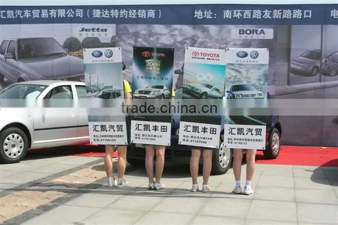 suzhou showshop backpack X banner manufacture
