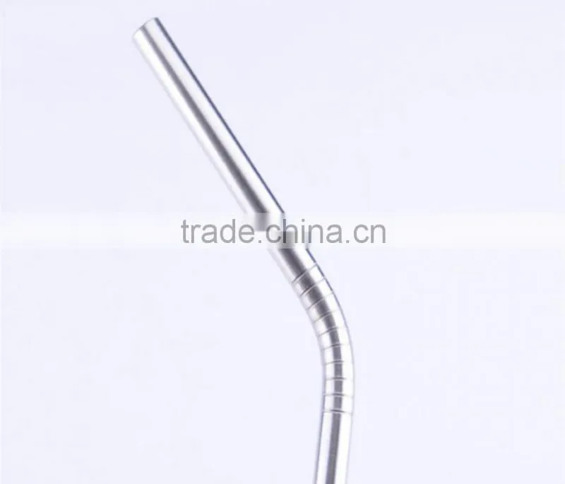 Hot Sale Bulk Pirce Metal Straws Stainless Steel Bent Straw