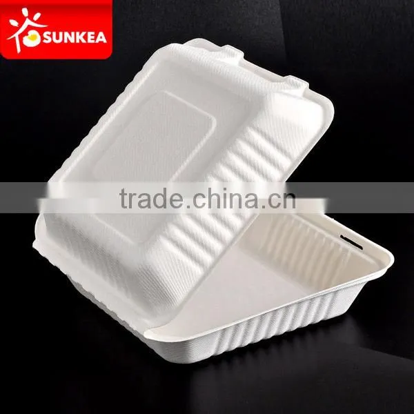 Eco-friendly pulp hamburger box, fast food box