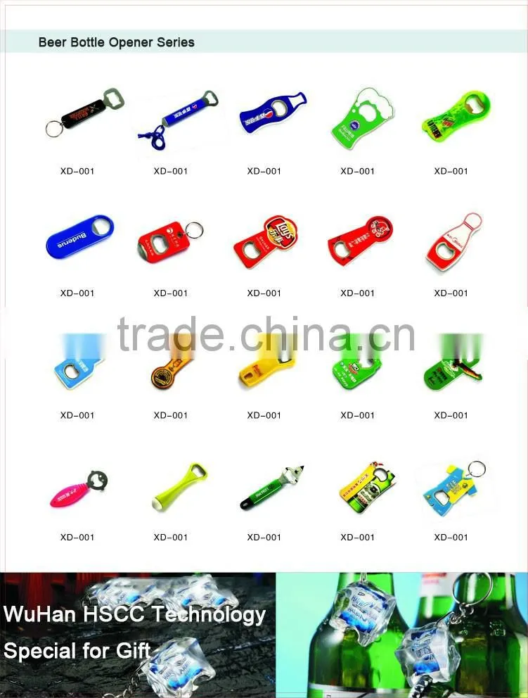Amazon ebay hot selling customized stainless steel bear bottle opener for business gift