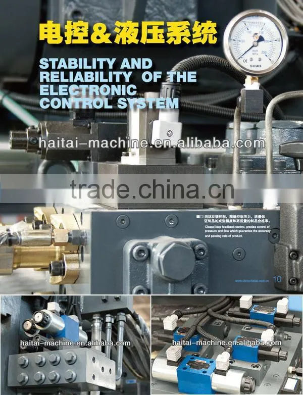HTW110JB Automatic plastic injection molding machine with variable pump