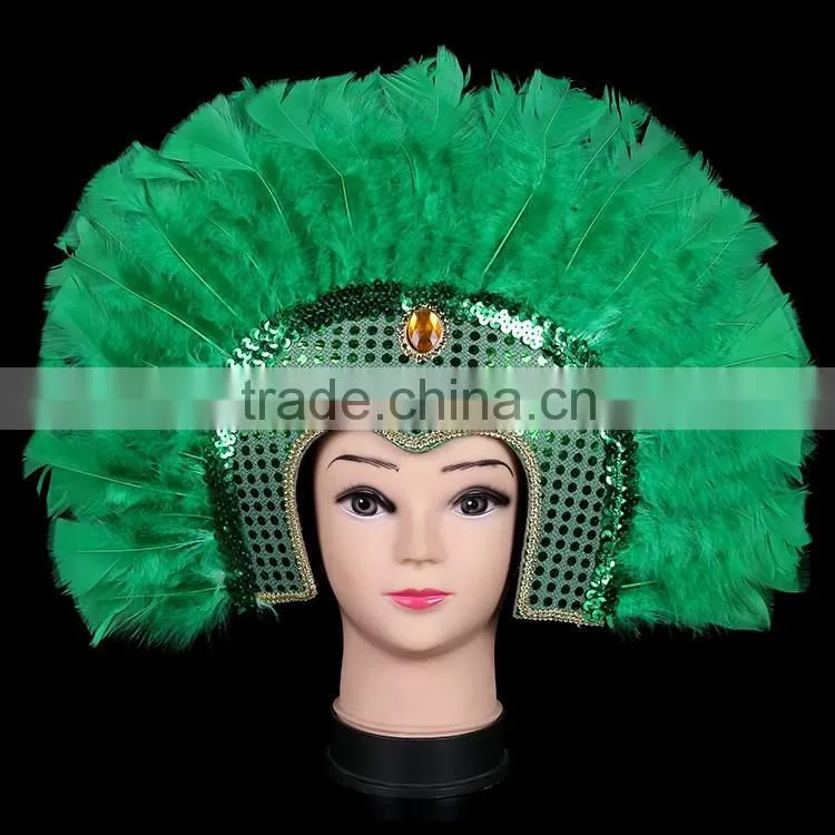 Fashion Turkey Feather Brazilian Carnival Mask