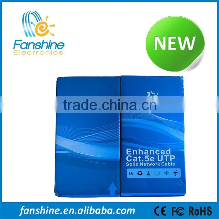 Fanshine Conductor 0.52mm 4 Pairs 05M/Roll CCA UTP Cat5e Cable