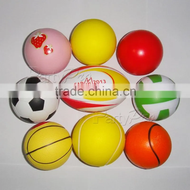 Partypro China Supplier Hot Sale PU Foam Mtarial Wholesale Various Sizes Antistress Toy