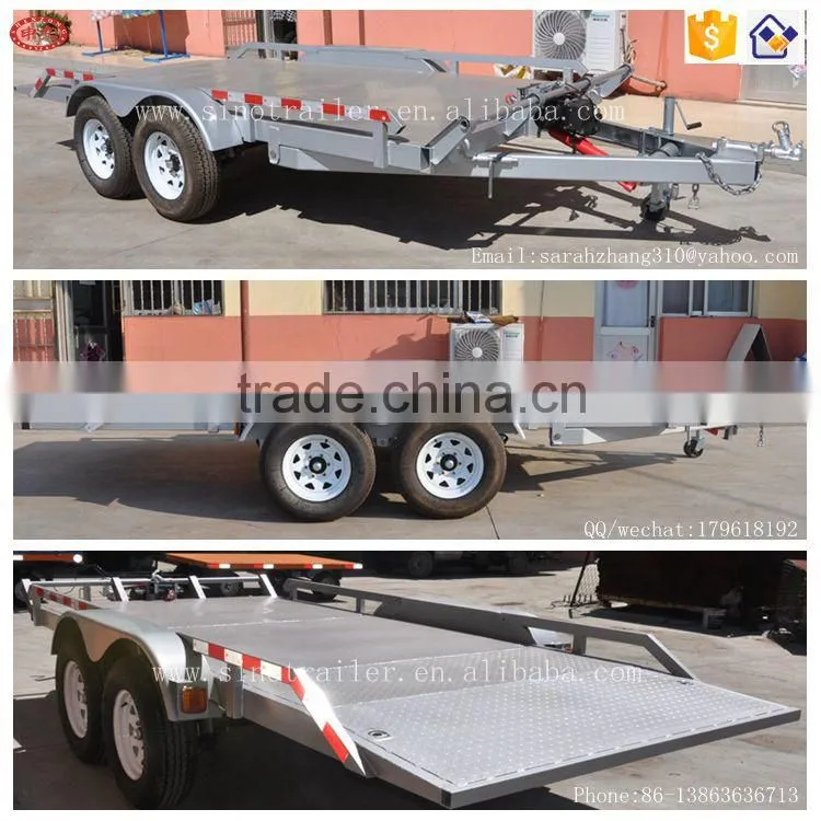 Extendable Low Bed Truck Excavator Trailer