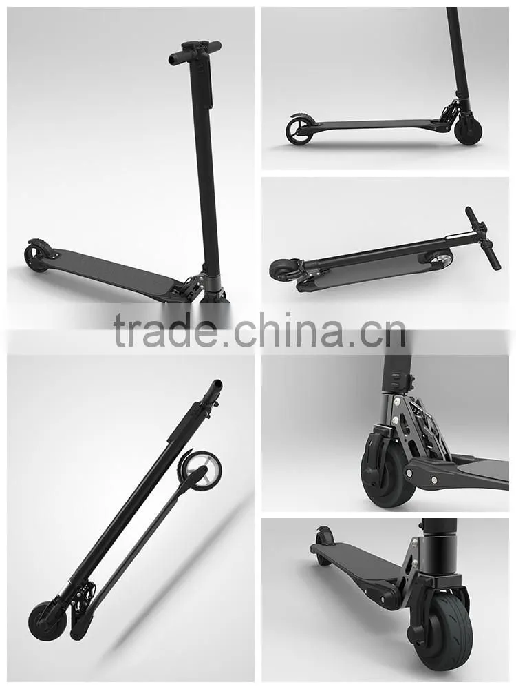 New Fashion Design Light Weight Foldable Electric Scooter 5 Inch Wheel Carbon Fiber Material Portable Mobility Scooter