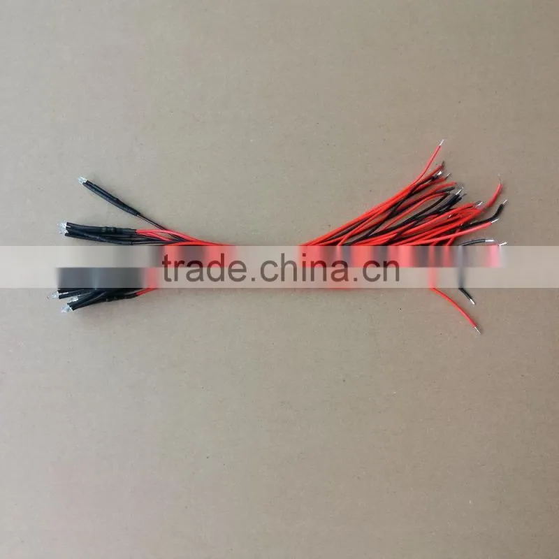 12V 3mm LED indicator with 20cm wire